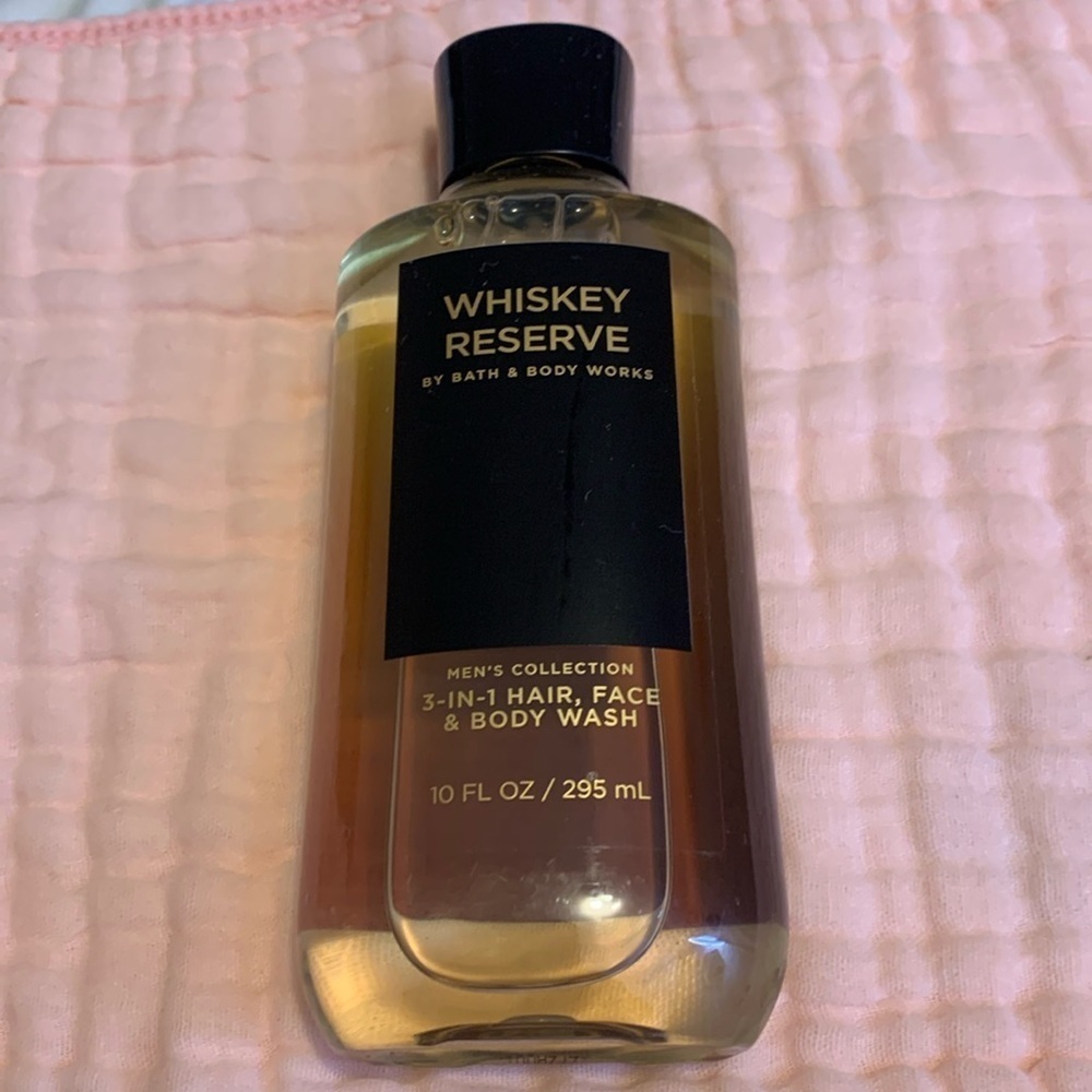 Whiskey reserved by Bath and body Works body wash men’s